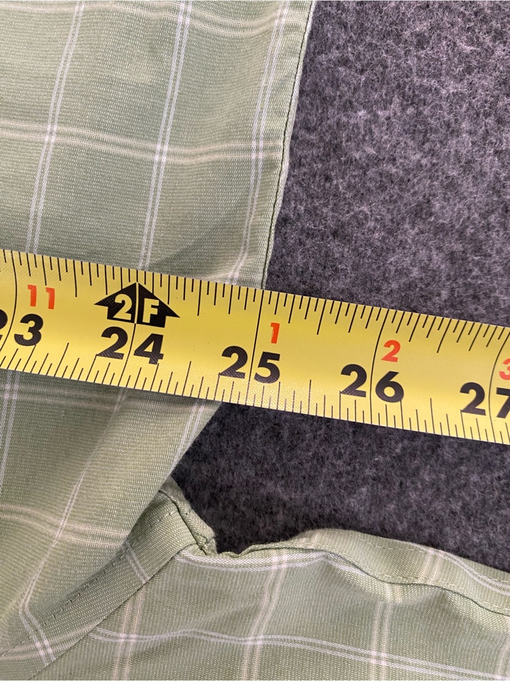 Eddie Bauer Classic Green Plaid Button-Down Shirt XL Outdoors Dadcore Minimalist - Picture 14 of 15